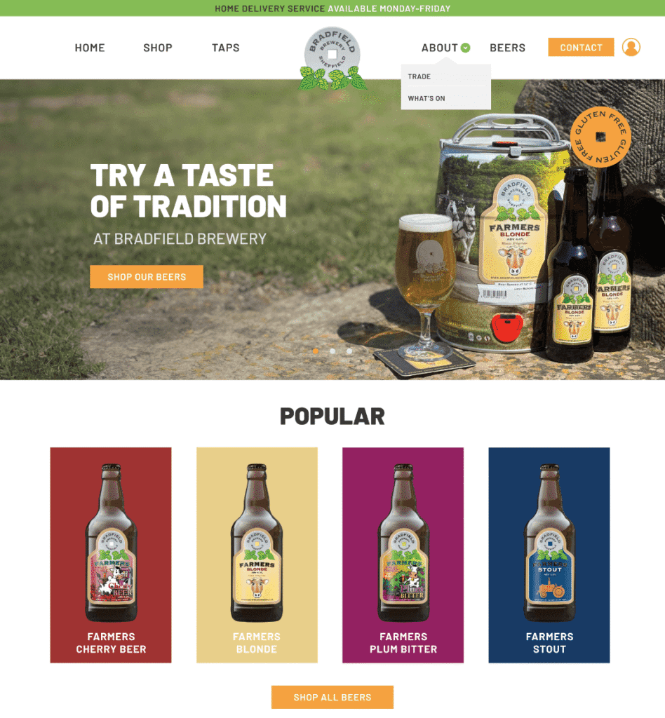 Bradfield Brewery case study