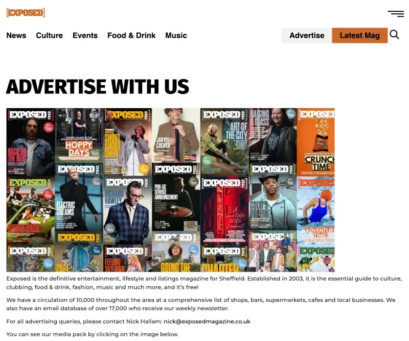 Exposed Magazine screenshot