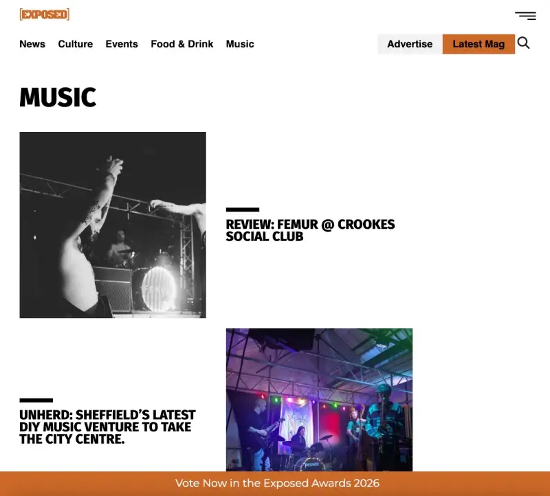 Exposed Magazine screenshot